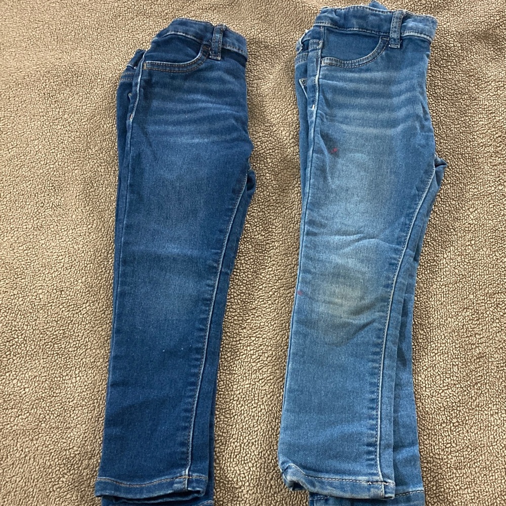 The Children's Place Girls' Blue Stretch Jeans - Dark & Light Wash